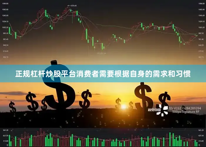 正规杠杆炒股平台消费者需要根据自身的需求和习惯